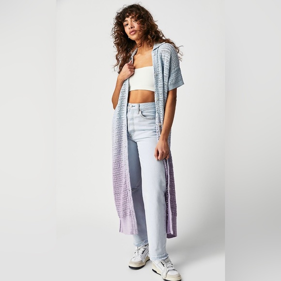 NWT Free People Alicia Crochet Cardigan Sweater - XS, S & M - Picture 2 of 12